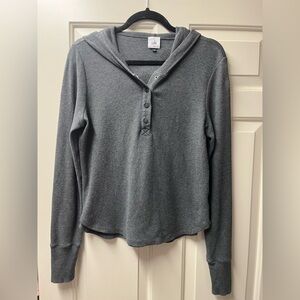CAbi Charcoal Knit Top